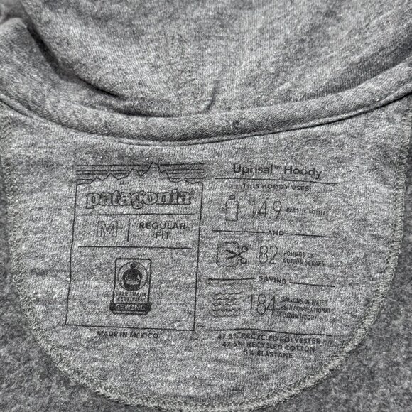 Patagonia Fitz Roy Horizons Uprisal Hoody Outdoors Comfy Regular Fit Grey (SZ M) - Picture 8 of 11